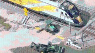 Person hospitalized after Brightline train hits vehicle in NE Miami