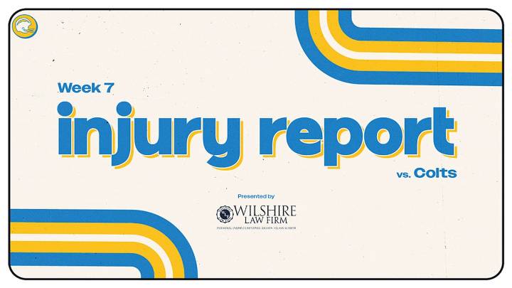 Week 7 Injury Report | Chargers vs. Colts: Mack, James & Henley Among 6 Limited on Wednesday