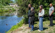 Selci recorrió los trabajos de restauración en el Arroyo Morón