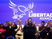 Milei cerró la campaña en Rosario: pronosticó un triunfo nacional con todos sus candidatos y acusó al Congreso de "destituyente"