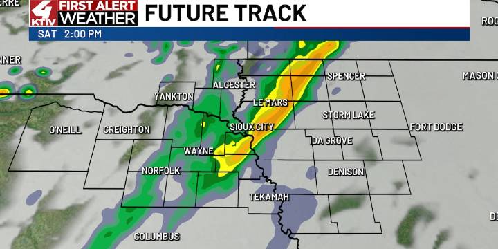 More cooling this weekend with another chance of light showers