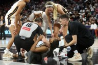 Kelsey Mitchell briefly couldn't move her legs in scary Fever injury moment
