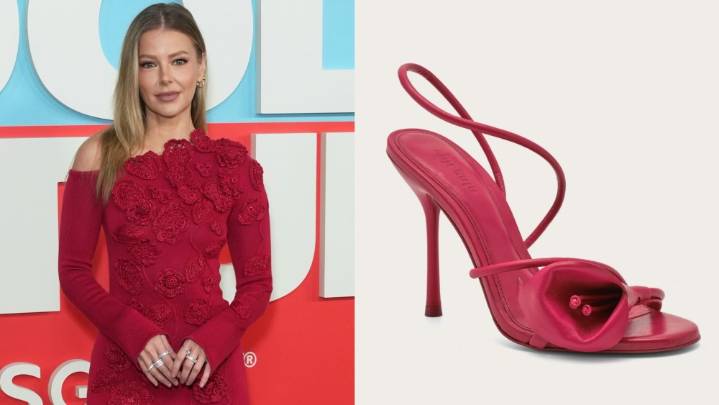 Ariana Madix Gos Red Hot in Cult Gaia Sandals at ‘Good Fortune’ Event