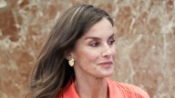 Queen Letizia oozes 'flamboyance' in silky Barbie pink and leather