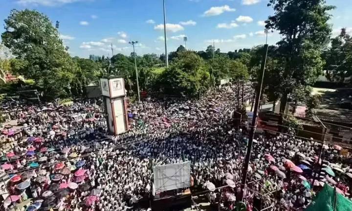 Over Two Lakh Protesters Rally in Dhekiajuli Demanding ST Status for Tea Tribes, Adivasis
