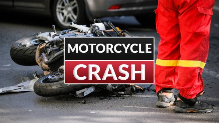 Escambia County motorcycle crash leaves man injured