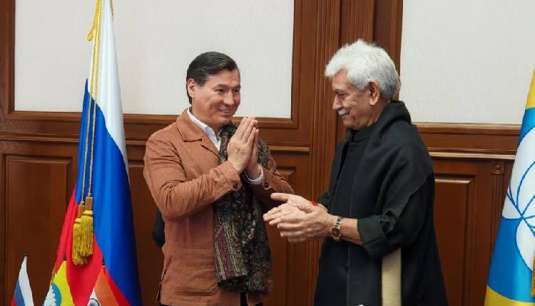 India-Russia Cultural, Spiritual Relationships In Focus During J&K LG’s Meeting With Kalmykia Head