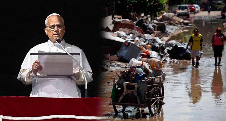 ‘Rezo por las familias y por todos aquellos que han sufrido’: Papa León XIV se solidariza con damnificados por fuertes lluvias en México