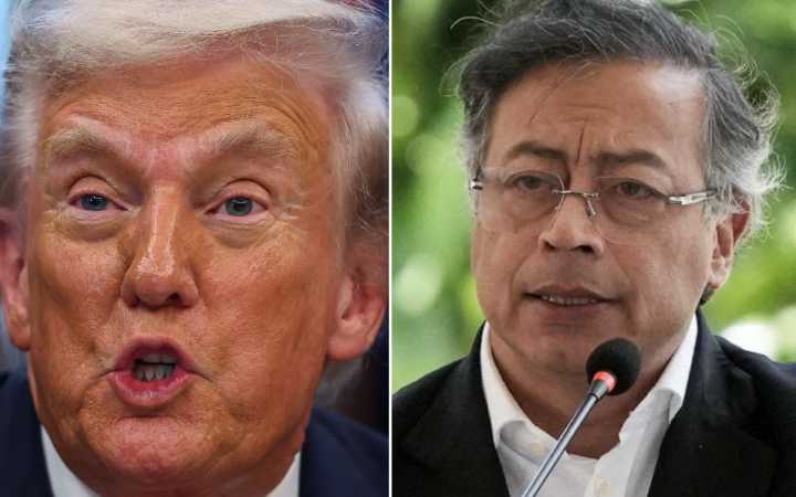 Trump llama a Petro 'matón' y un 'mal tipo'