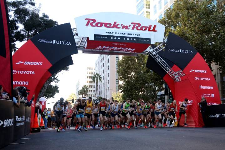 Rock 'n' Roll Half-Marathon returns to San Jose for 20th year