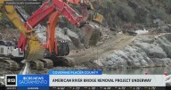 American River bridge removal project underway