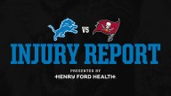 Lions vs. Buccaneers injury report: Oct. 18