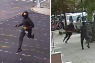 Video shows terrifying moment masked gunman opens fire on NYC street in broad daylight shooting