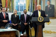 'We got the people that we want paid!' Trump snaps back over shutdown question
