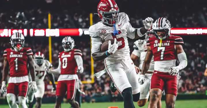 #4 Alabama Crimson Tide edge out South Carolina Gamecocks 29