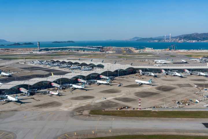 2 dead after cargo plane skids off runway and into sea at Hong Kong International