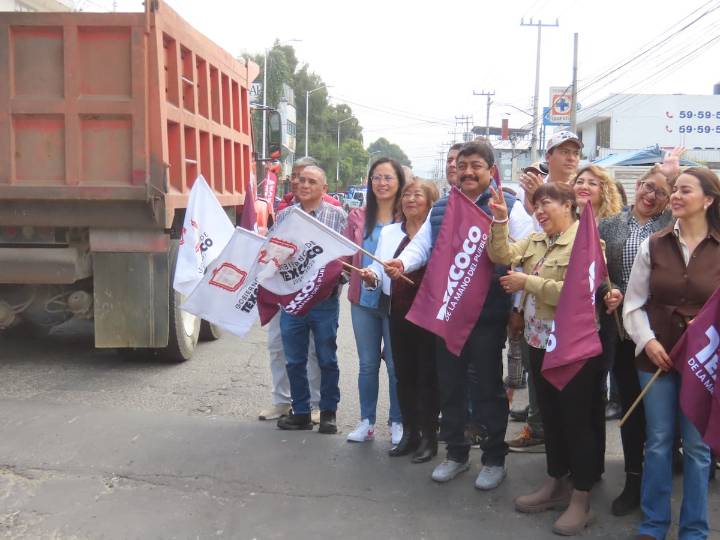 Inician obras de reencarpetado en Texcoco