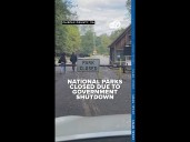 National parks closed due to government shutdown, visitors sneak in anyway