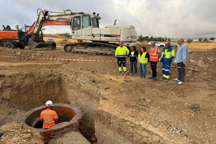 Olías del Rey (Toledo) mejora la red de saneamiento con un nuevo colector del camino del Híjar