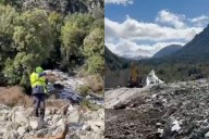 Inspeccionan trabajos en Puente Traihuanca tras deslizamiento que tiene cortada la Ruta 7 en Aysén
