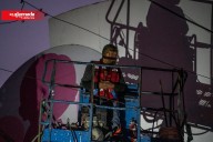 Trabajador queda atrapado en canasta eléctrica dentro de gasolinera en Tijuana 