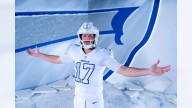Why are the Buffalo Bills wearing all-white uniforms tonight?