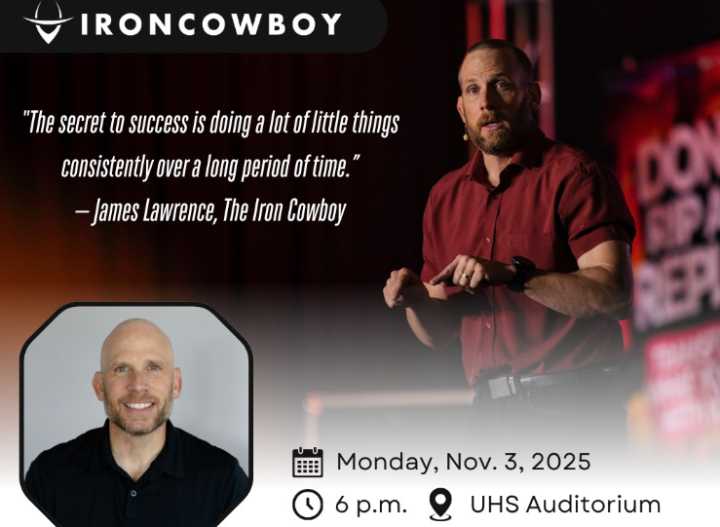 Iron Cowboy Coming To Inspire on Uintah High Stage