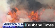 Beach campfire sparks bushfire on Moreton Island