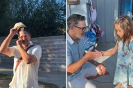 Parents’ Ritual To Help Daughter Overcome Tearful Drop Offs Goes Viral 