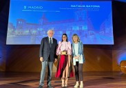 Reconocimiento del Ayuntamiento de Madrid a Natalia Bayona por su contribución a la ciudad