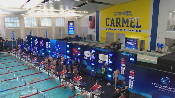 Swimming World Cup brings stars to Carmel