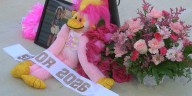 Kimber Mills honored at Cleveland High School senior night