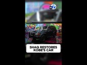 Shaq restores Kobe's car with help from SoCal auto shop