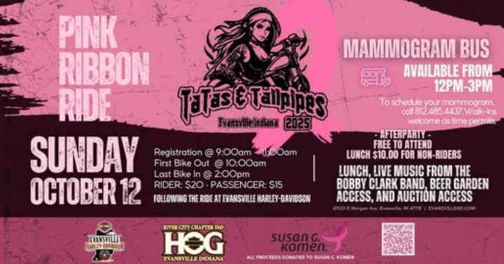 Ride for a cause: Evansville's pink ribbon event supports research
