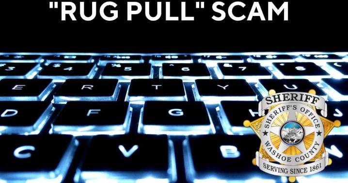 Washoe County Sheriff's Office warns of increase in "rug pull" scams