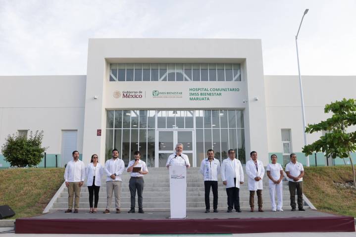 Médicos cubanos atenderán en hospital del IMSS-Bienestar en Michoacán, construido con 330 mdp