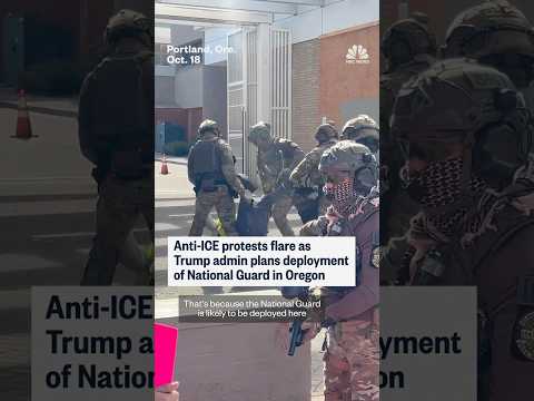 Anti-ICE protests flare as Trump admin plans deployment of National Guard in Oregon