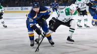 Kyrou scores 1st goal of season, Blues hold off Stars
