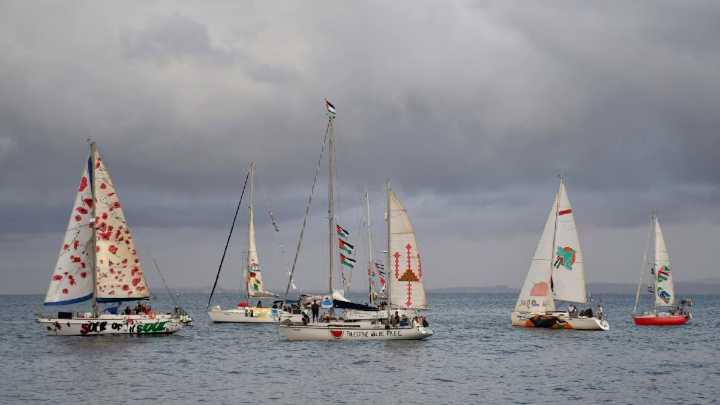 Israel ‘corta el paso’ a la Flotilla Sumud Global en aguas internacionales cercanas a Gaza