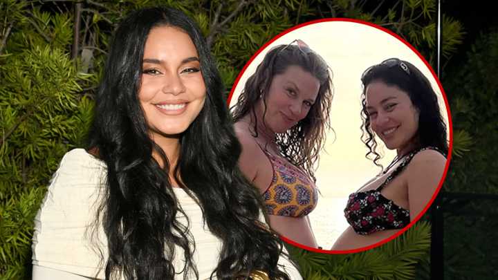 Vanessa Hudgens Shows Off Baby Bump in Bikini