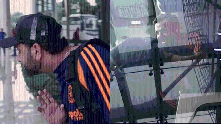 Rohit Sharma bows to Virat Kohli before sharing hug as duo reunite ahead of Australia series