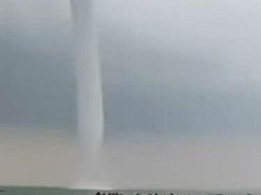 Tornado spotted over Odisha's Chilika lake:Tourists panic over rare sight; videos go viral as similar sightings were seen in 2018