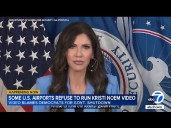 Kristi Noem airport video stirs backlash amid shutdown