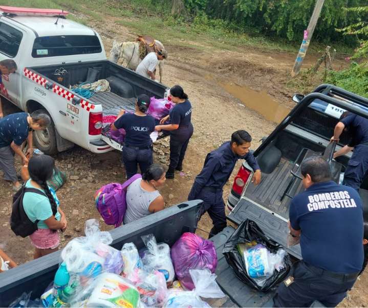 SE ENTREGAN APOYOS EN EL SALITRE, PALOS MARÍA, ÍNSULA Y EL MOLOTE