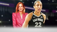 Aces’ A’ja Wilson has priceless reaction to Commissioner Cathy Engelbert getting boos