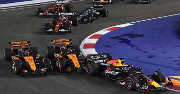 George Russell triunfa en Singapur sobre Verstappen y McLaren
