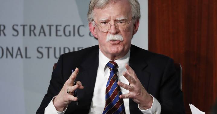 Bolton is expected to surrender after indictment over his handling of classified information