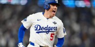 Freddie Freeman is first with 2 World Series walk