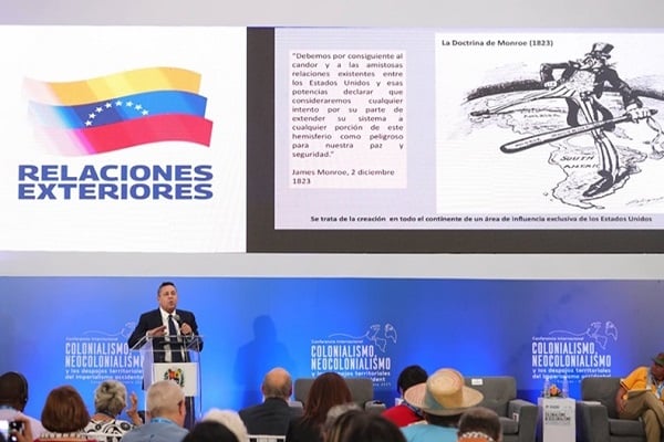 Samuel Moncada: "Imperialismo pretende despojar a Venezuela como lo hace con Palestina"