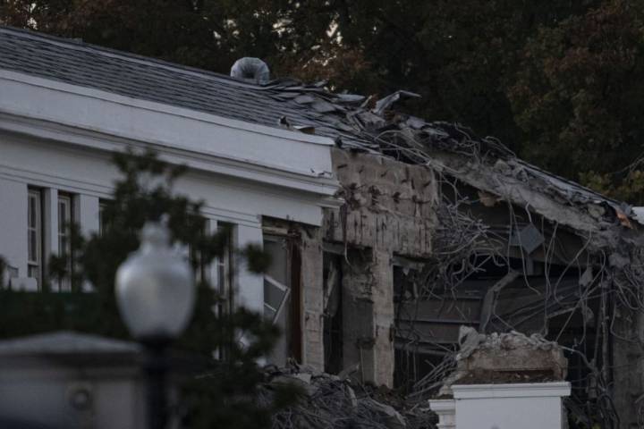 Demolition Begins for President Trump’s White House Ballroom